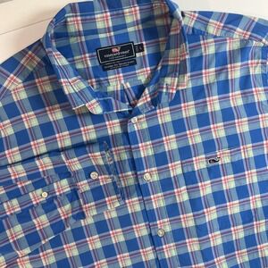 Vineyard Vines Men's‎ Size Large Nylon Classic Fit Tucker Shirt Performance